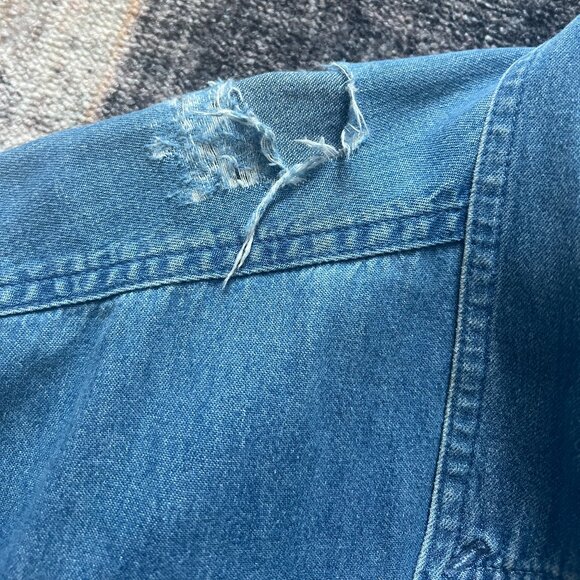 Furst of a Kind Denim Studded Shirt - Picture 7 of 7